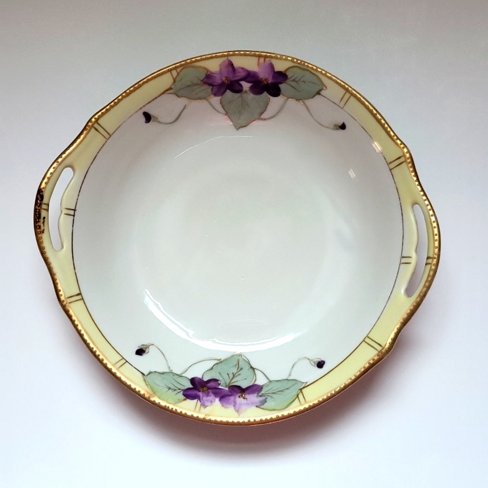 Vintage Nippon Hand Painted Trinket/Ring Dish
